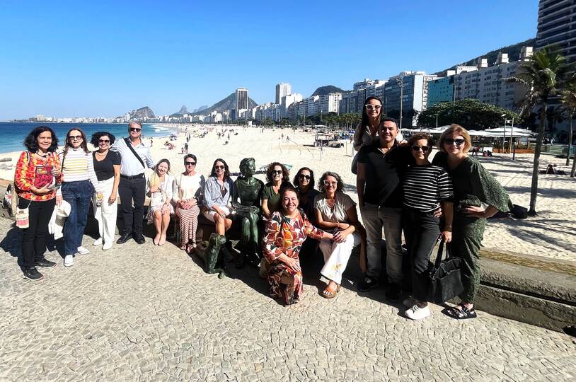 Passeio literário leva associados para percorrer caminhos trilhados por Clarice Lispector