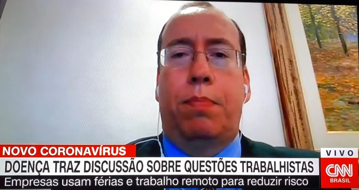 À CNN Brasil, Segal fala de trabalho em tempos de coronavírus