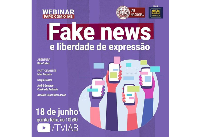IAB fará webinar sobre fake news e liberdade de expressão na quinta (18)