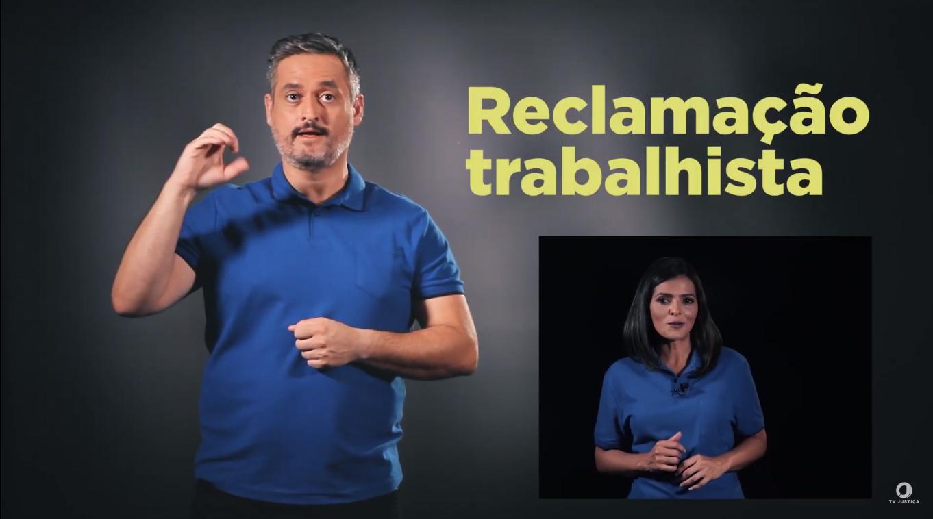 Série da TV Justiça cria glossário com 60 termos jurídicos em Libras