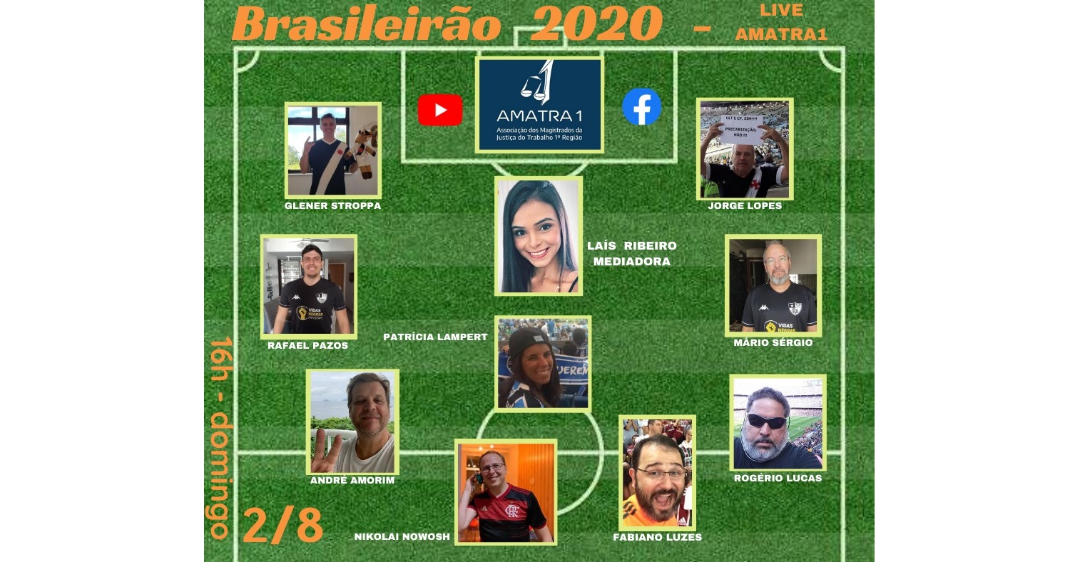 AMATRA1 vai reunir magistrados em conversa sobre futebol, no domingo (2)