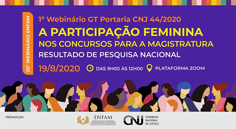 CNJ debate a presença de mulheres nos concursos para a magistratura