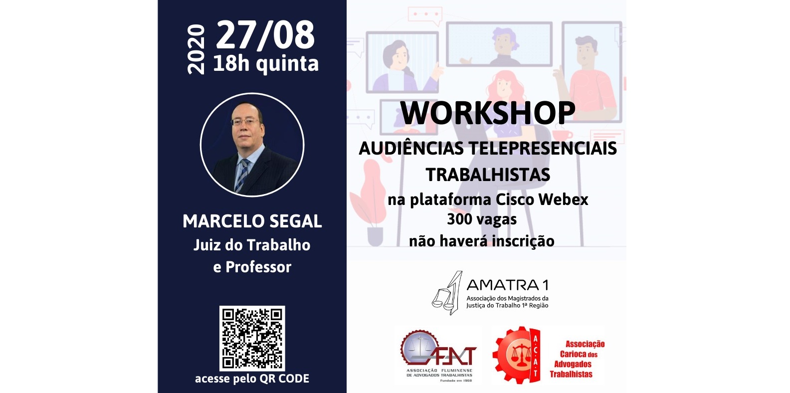 AMATRA1 promove workshop sobre uso da plataforma Cisco Webex