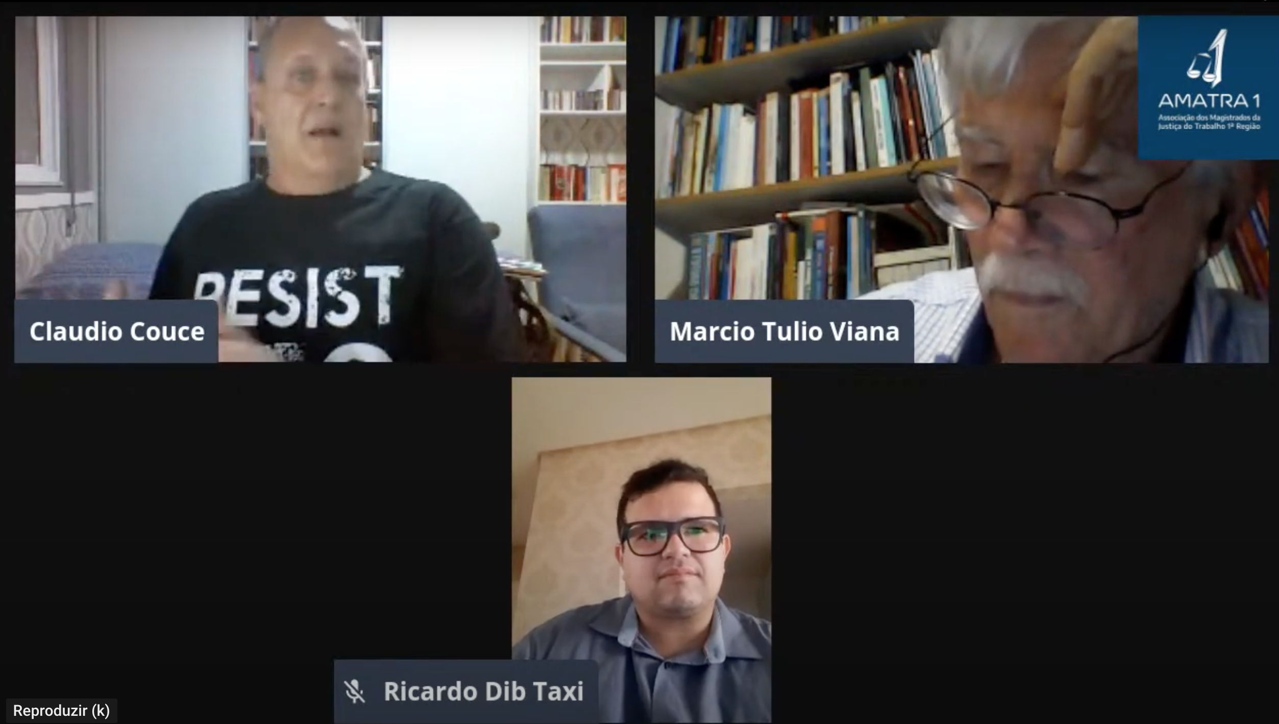 Live da AMATRA1 discute pré-julgamentos no filme ‘Culpa’