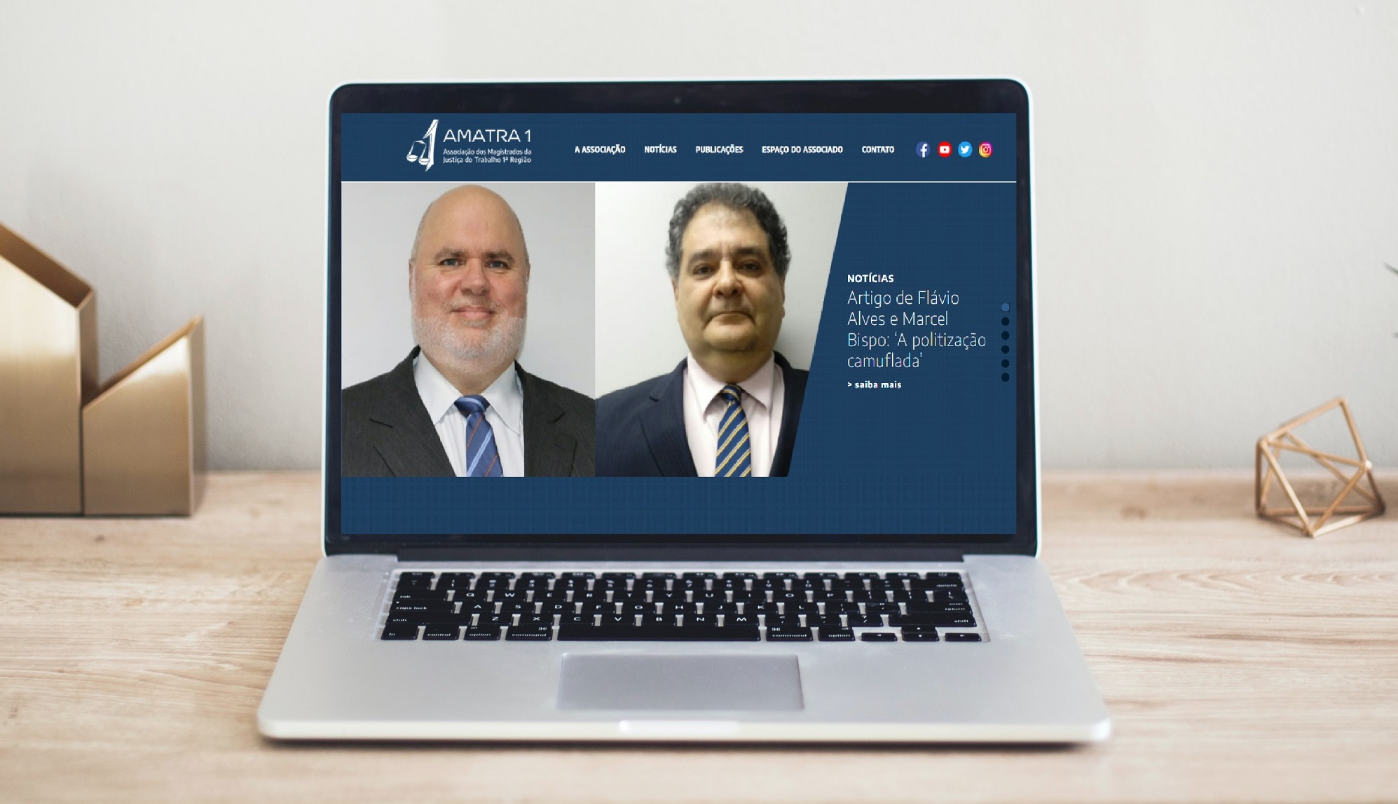 Site da AMATRA1 bate recorde de audiência em março de 2021