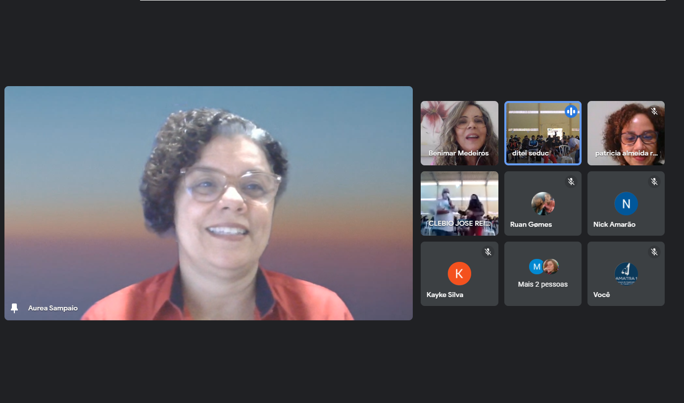 TJC: Áurea Sampaio conversa com alunos sobre aprendizagem e trabalho infantil