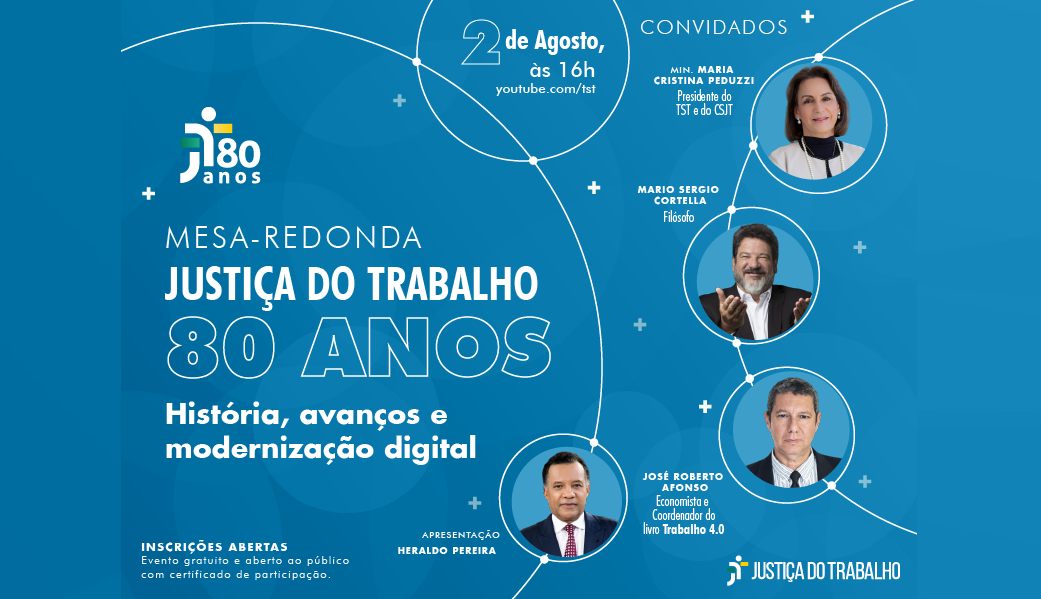 Especialistas debatem história e avanços da JT em mesa-redonda do TST
