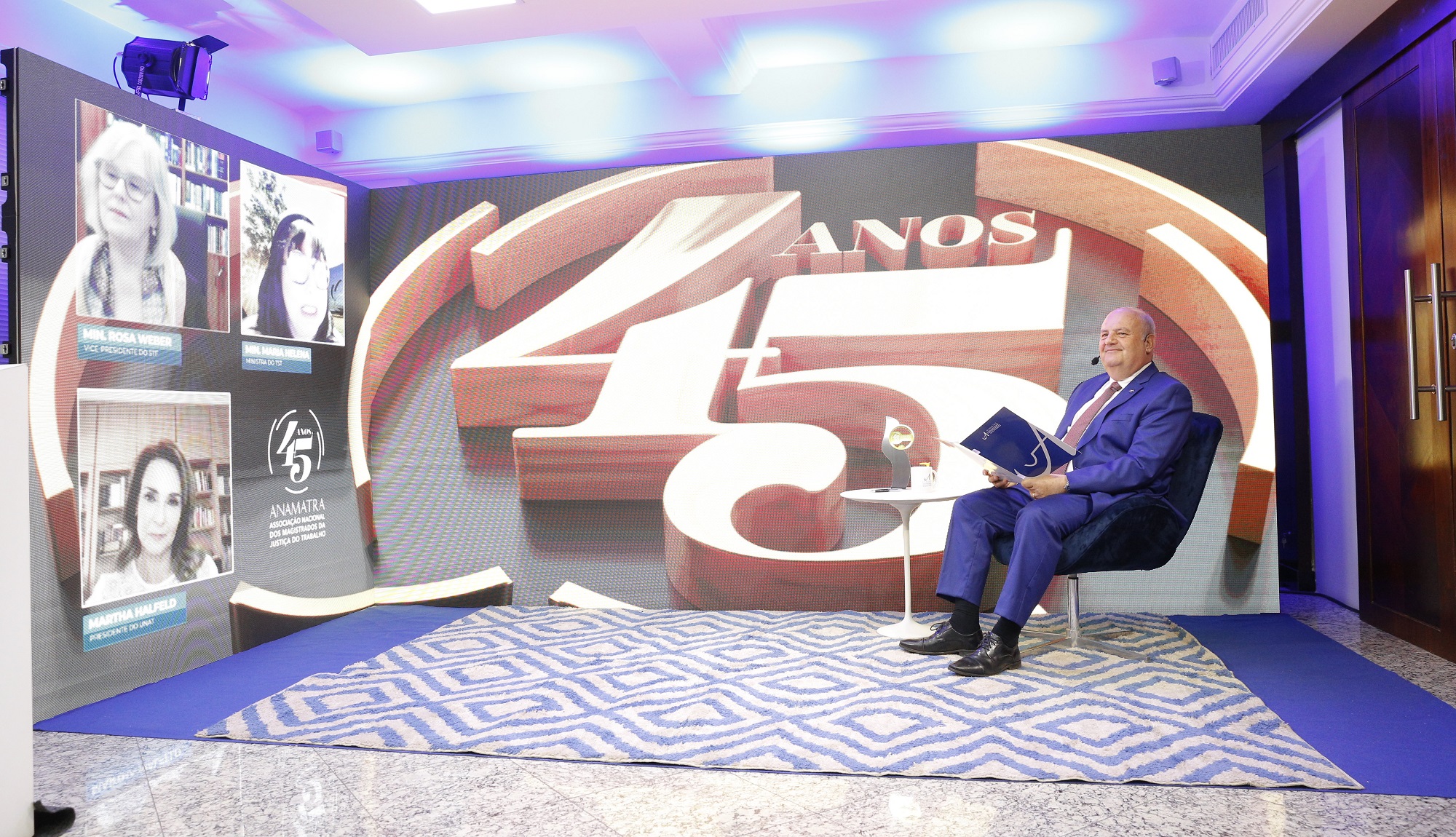 Ao celebrar 45 anos da Anamatra, Colussi fala de esperança de dias melhores