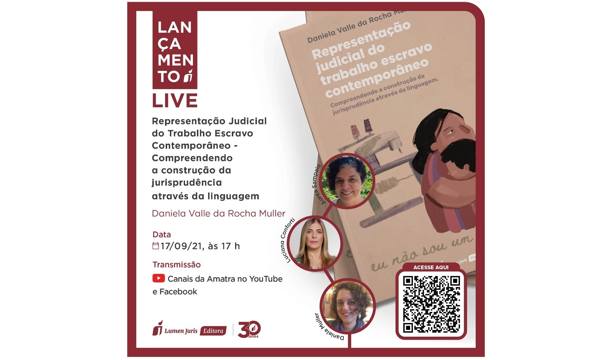 Daniela Muller lança livro sobre trabalho escravo contemporâneo