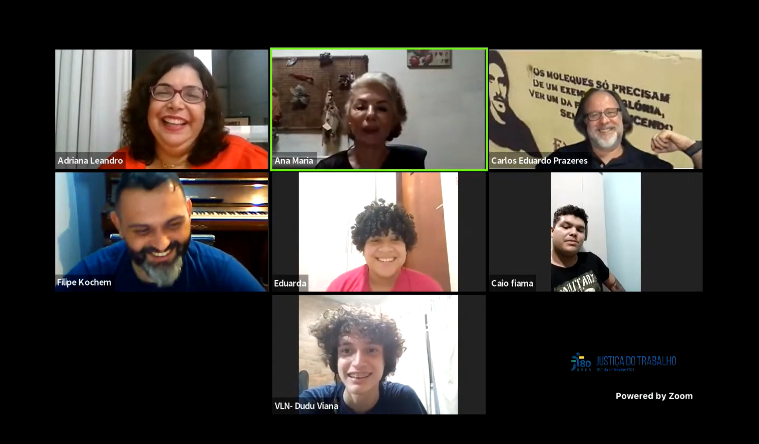 Músicos da Orquestra Maré do Amanhã participam de live com magistradas