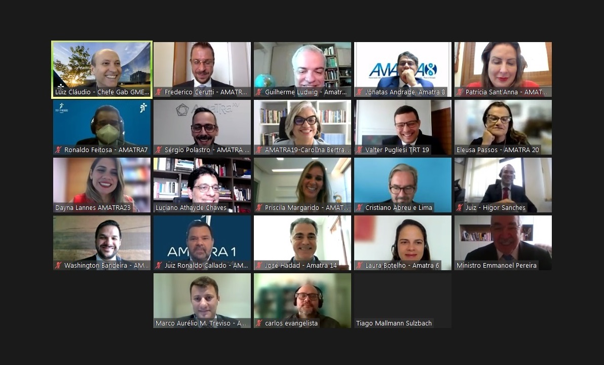 Ronaldo Callado debate urgências da JT com próximo presidente do TST