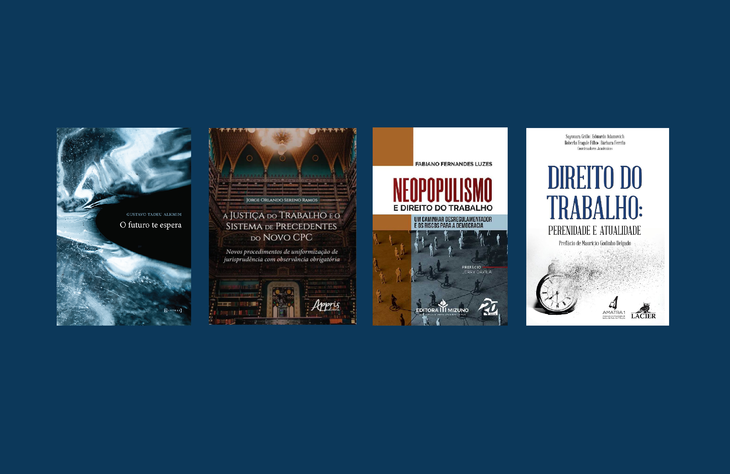 Desembargadores e juízes promovem lançamentos de livros nesta semana