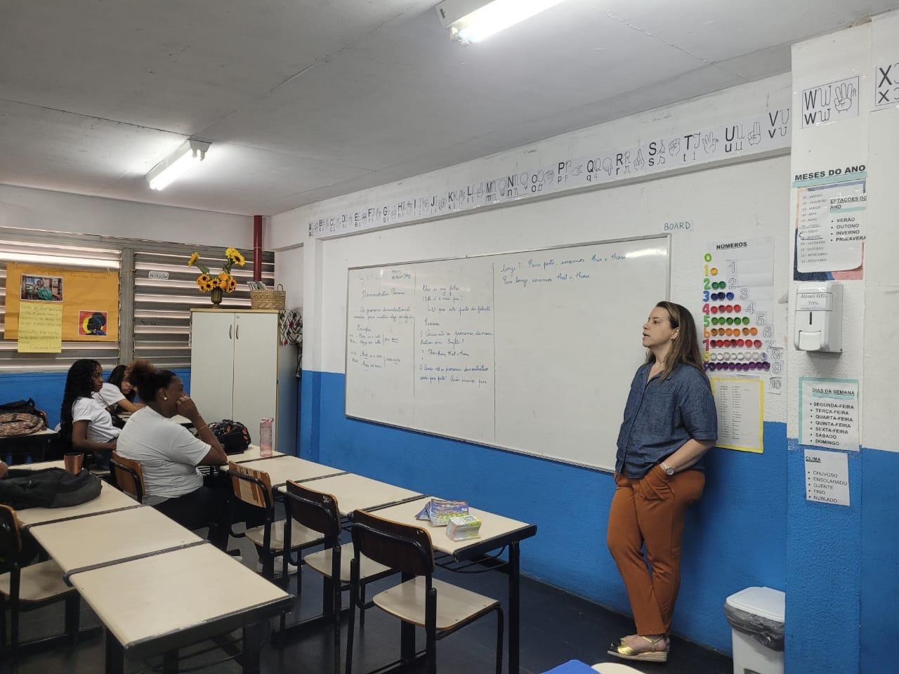 Aline Leporaci fala a jovens sobre assédios moral e sexual no trabalho