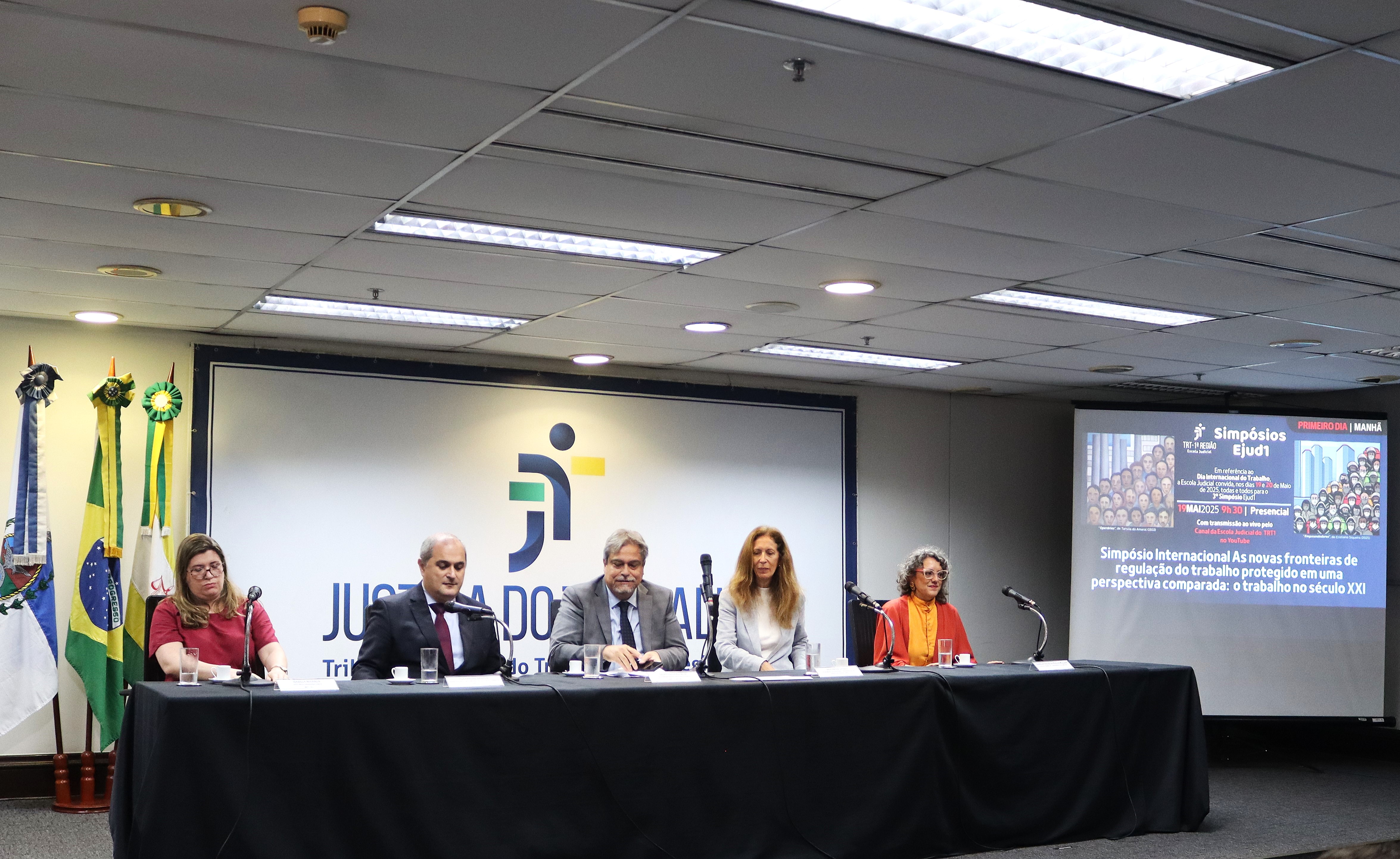 Ejud1 promove simpósio para discutir regulação do trabalho no século XXI