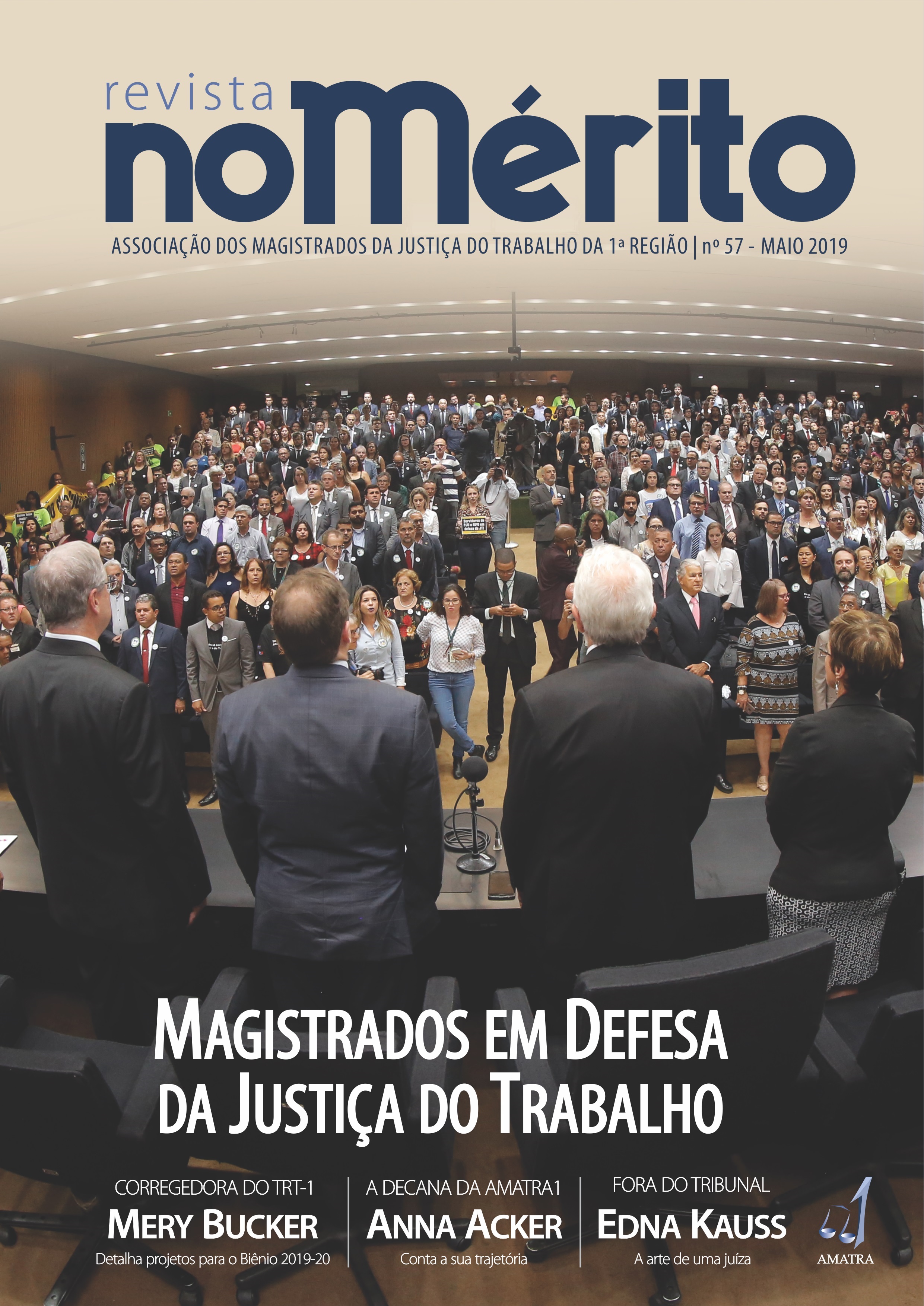 Maio 2019 - Magistratura mostra força em defesa da Justiça do Trabalho